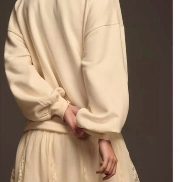 Anthropologie Sweatshirt Twofer Mini Dress featuring a Napoli 1976 graphic 2X - Picture 4 of 4